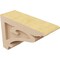 Ekena Millwork 3"W x 9"D x 6"H Classic Mayflower Rough Cedar Woodgrain TimberThane Corbel, Primed Tan CORUR03X09X06MAYRCPR - alternate 3